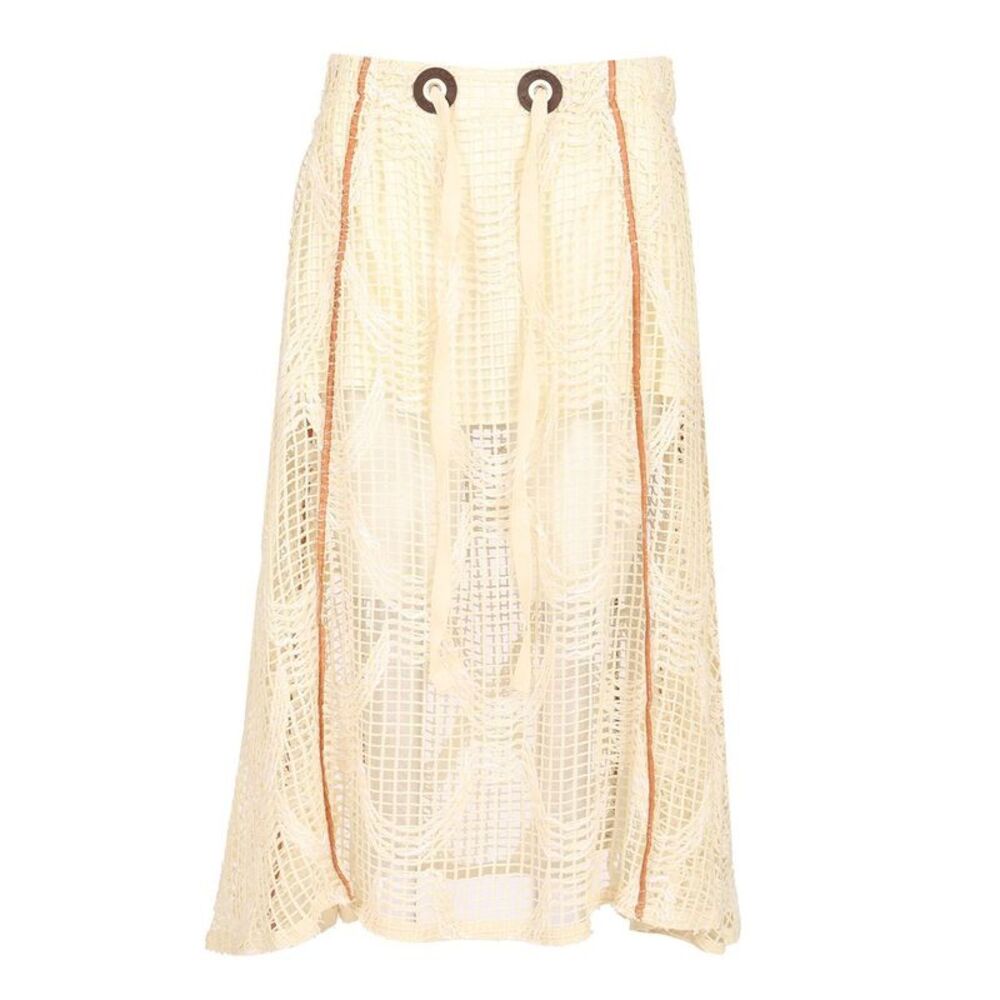 Durazzi Milano Women Mesh Midi Skirt